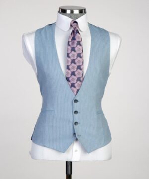 gray blue Male suit