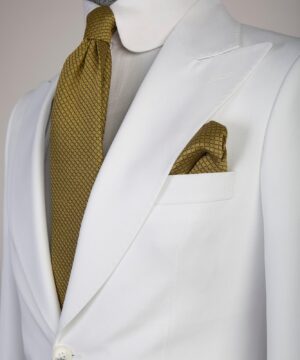 white 3 piece  Male suit