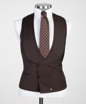 Dark brown  Male suit