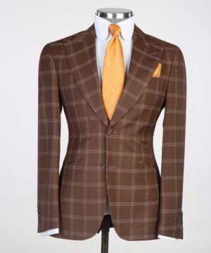 Golden brown gold suit