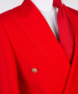 Classic Red breasted suit for men