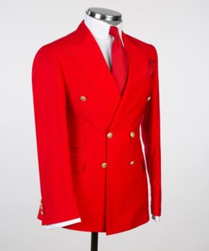 Classic Red breasted suit for men