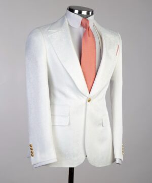 white designer suit for men