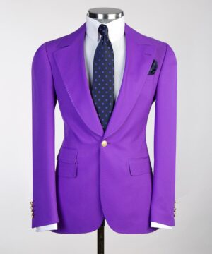 Purple suit for men