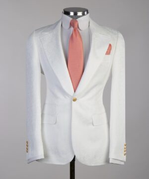 white designer suit for men